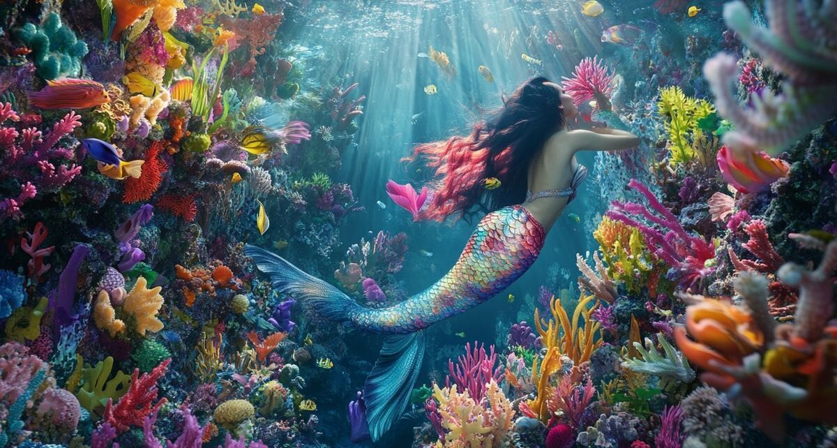 Éveillez l'imagination avec un coloriage d'une sirène à imprimer pour les weekends