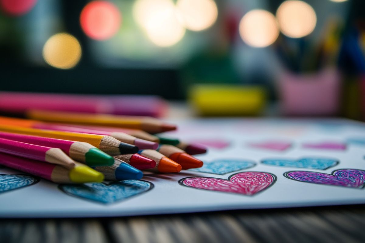 Découvrez des coloriages coeurs à imprimer pour égayer vos jours de pluie