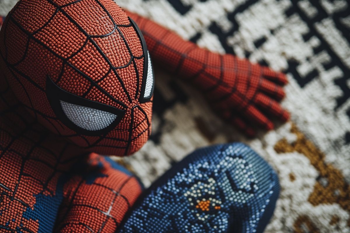 Découvrez le monde merveilleux du pixel art Spiderman