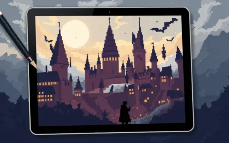 pixel art Harry Potter