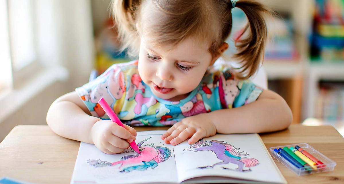 art coloriage licorne