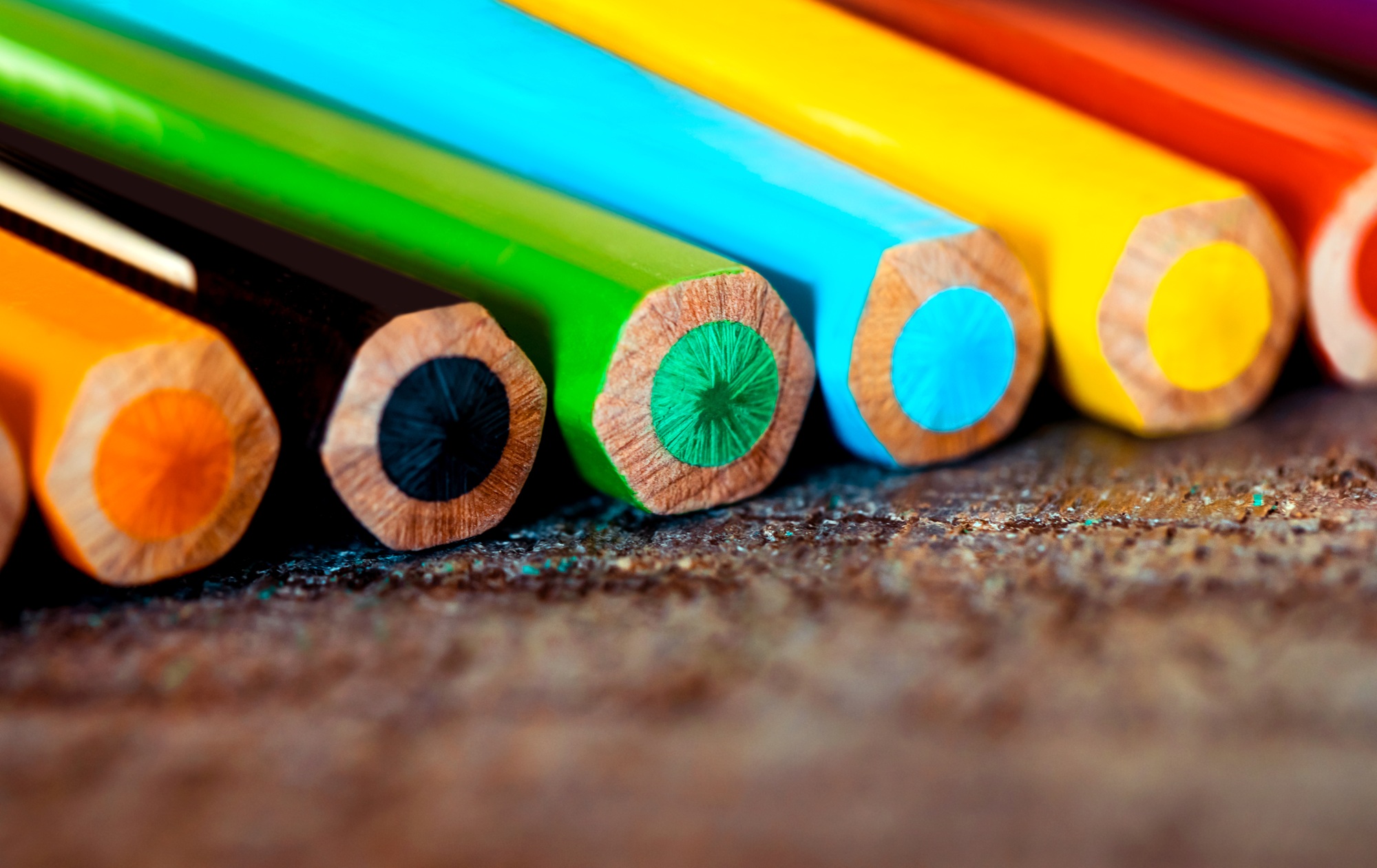 Colorful pencils