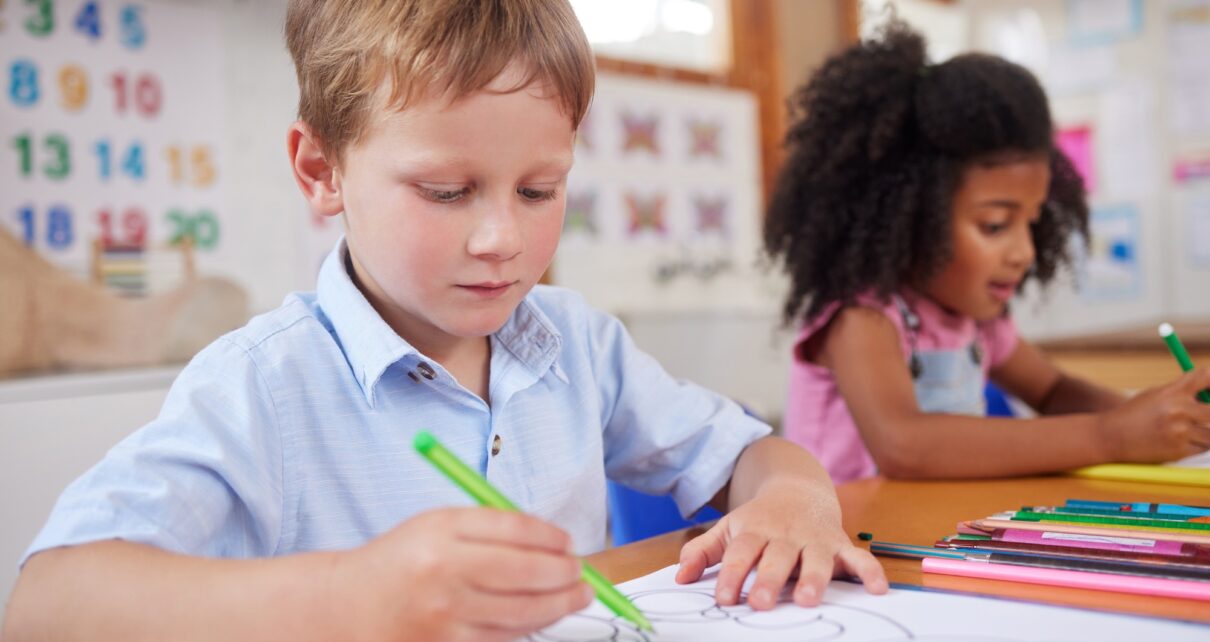 Colouring is a beneficial activity for kids of all ages