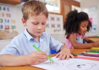 Colouring is a beneficial activity for kids of all ages