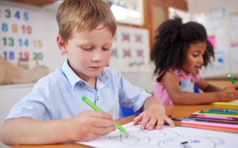 Colouring is a beneficial activity for kids of all ages