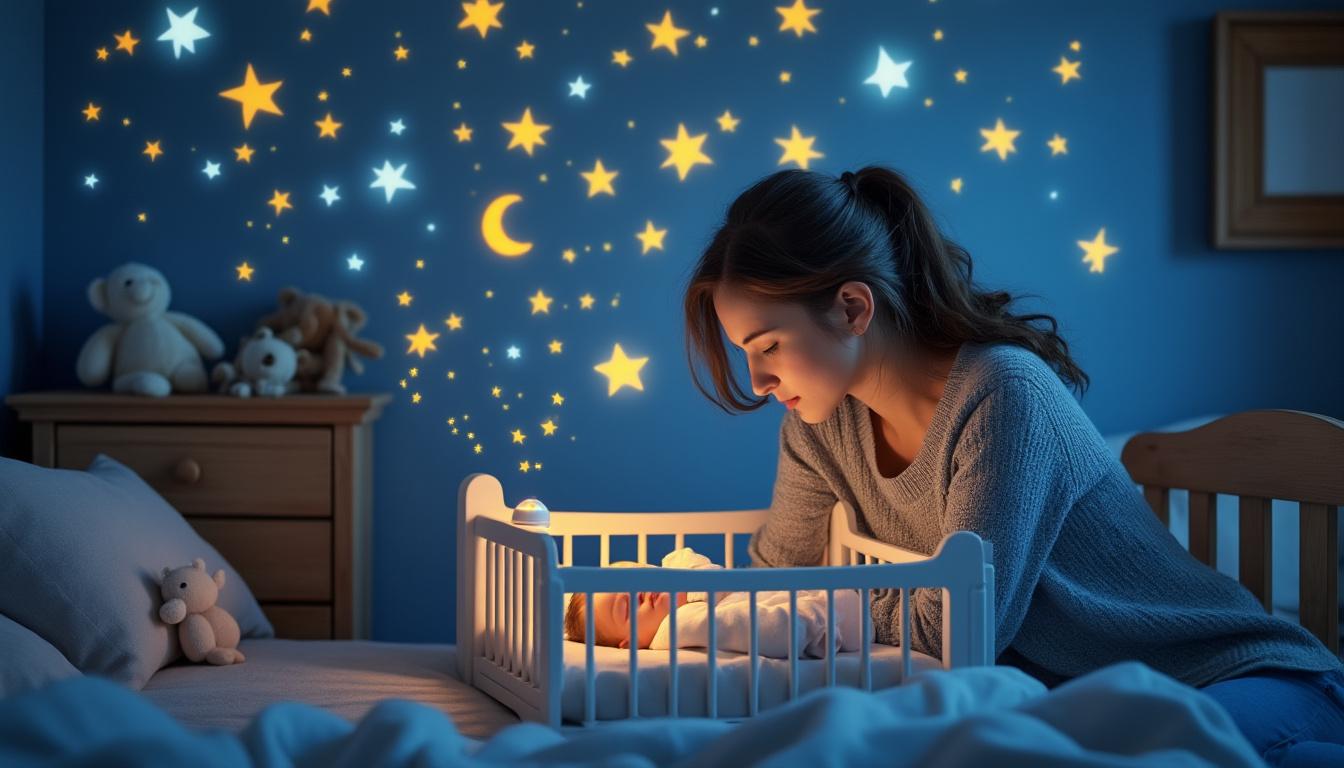 découvrez les nombreux avantages de la veilleuse bébé avec projecteur d'étoiles pour favoriser un sommeil paisible. transformez la chambre de votre enfant en un cocon apaisant, grâce à une ambiance féérique qui réduit l'anxiété nocturne et aide à l'endormissement.