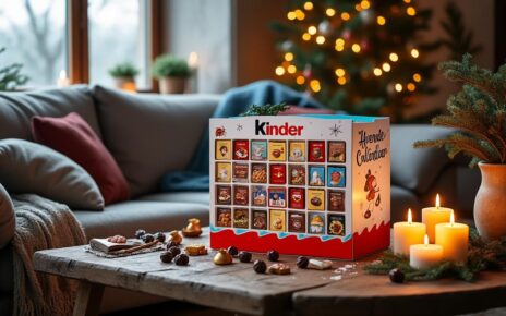 découvrez le calendrier de l’avent kinder, une tendre tradition à partager en famille. chaque jour, savourez une délicieuse surprise chocolatée et revivez la magie des fêtes. parfait pour créer des souvenirs chaleureux et sucrés ensemble !