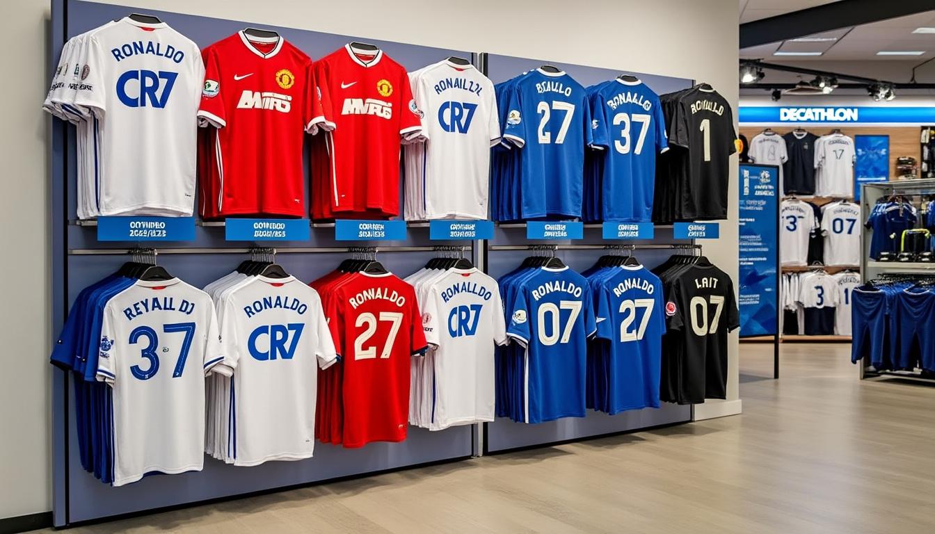 découvrez le maillot de foot ronaldo chez decathlon, alliant performance exceptionnelle et passion pour le football. conçu pour les fans et les joueurs, ce maillot reflète le style légendaire de ronaldo tout en offrant un confort optimal sur le terrain. équipez-vous comme une star et ressentez l'énergie du jeu !