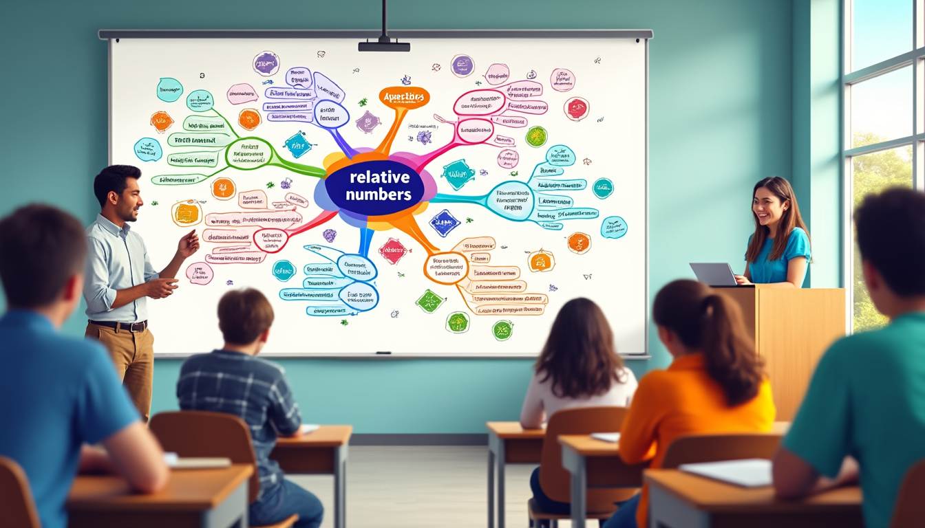 découvrez comment une carte mentale sur les nombres relatifs peut simplifier votre apprentissage, faciliter la mémorisation et améliorer votre compréhension en mathématiques.