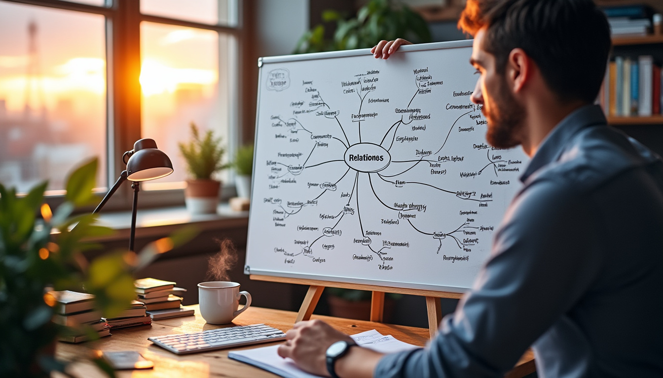 découvrez comment une carte mentale peut vous aider à mieux comprendre et retenir les notions de nombre relatif. apprenez à organiser efficacement vos idées pour optimiser votre apprentissage en mathématiques.