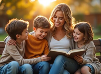 découvrez une citation touchante d'une belle-mère célébrant l'harmonie et la fraternité au sein d'une famille recomposée, un véritable ode à l'amour et à l'unité familiale.