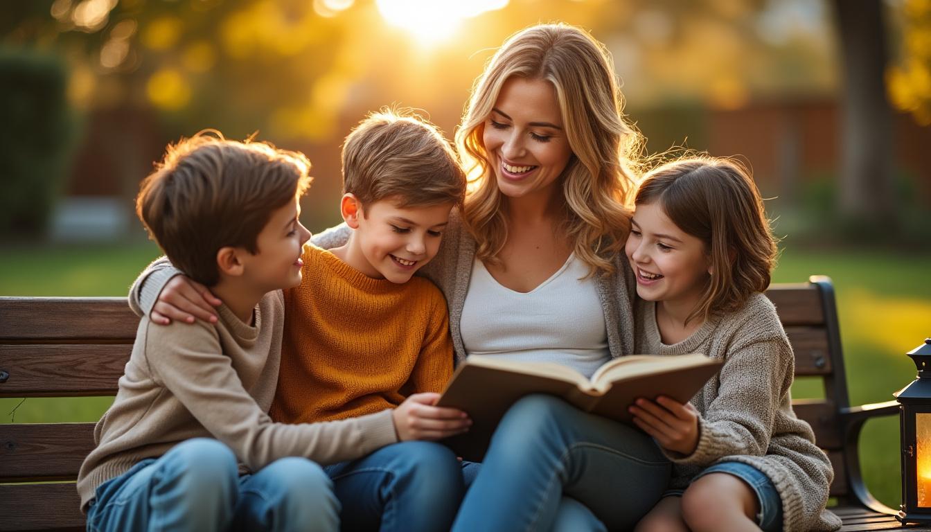 découvrez une citation touchante d'une belle-mère célébrant l'harmonie et la fraternité au sein d'une famille recomposée, un véritable ode à l'amour et à l'unité familiale.
