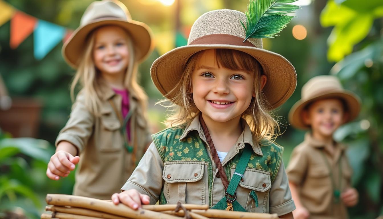 découvrez une décoration incroyable pour un anniversaire d'enfant sur le thème aventure dans la jungle, avec des idées ludiques et colorées pour émerveiller les petits explorateurs.