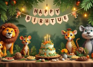 découvrez une décoration incroyable pour un anniversaire d'enfant sur le thème aventure dans la jungle, avec des idées originales pour une fête inoubliable remplie de fun et d'exploration.