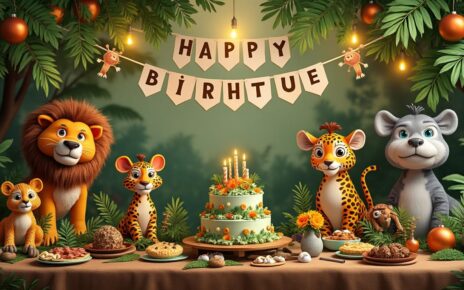 découvrez une décoration incroyable pour un anniversaire d'enfant sur le thème aventure dans la jungle, avec des idées originales pour une fête inoubliable remplie de fun et d'exploration.