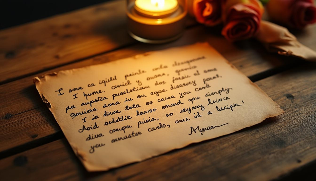 découvrez un exemple émouvant d'expression écrite en espagnol avec cette lettre familiale touchante, idéale pour améliorer vos compétences linguistiques et exprimer vos sentiments.