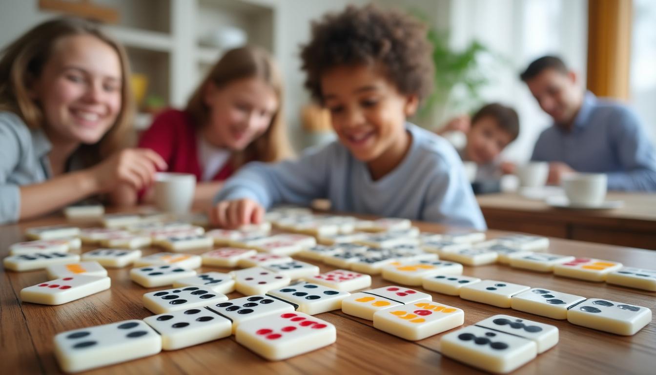 découvrez pourquoi le jeu de domino des nombres est parfait pour animer vos soirées en famille, favorisant le rire, la réflexion et la convivialité.