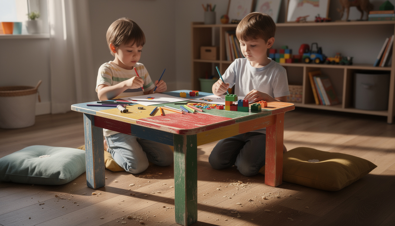 découvrez comment choisir une table colorée pour enfants qui stimule leur créativité et favorise leur développement artistique. conseils pratiques et idées inspirantes pour un espace ludique et éducatif.