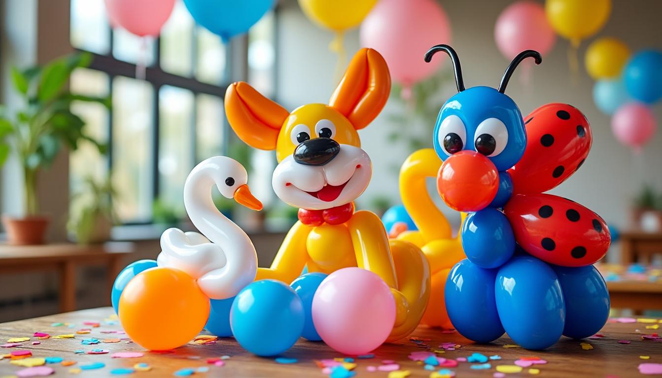 découvrez comment les ballons en forme d’animaux ajoutent une touche ludique et originale à vos décorations, devenant une tendance incontournable pour toutes les occasions.