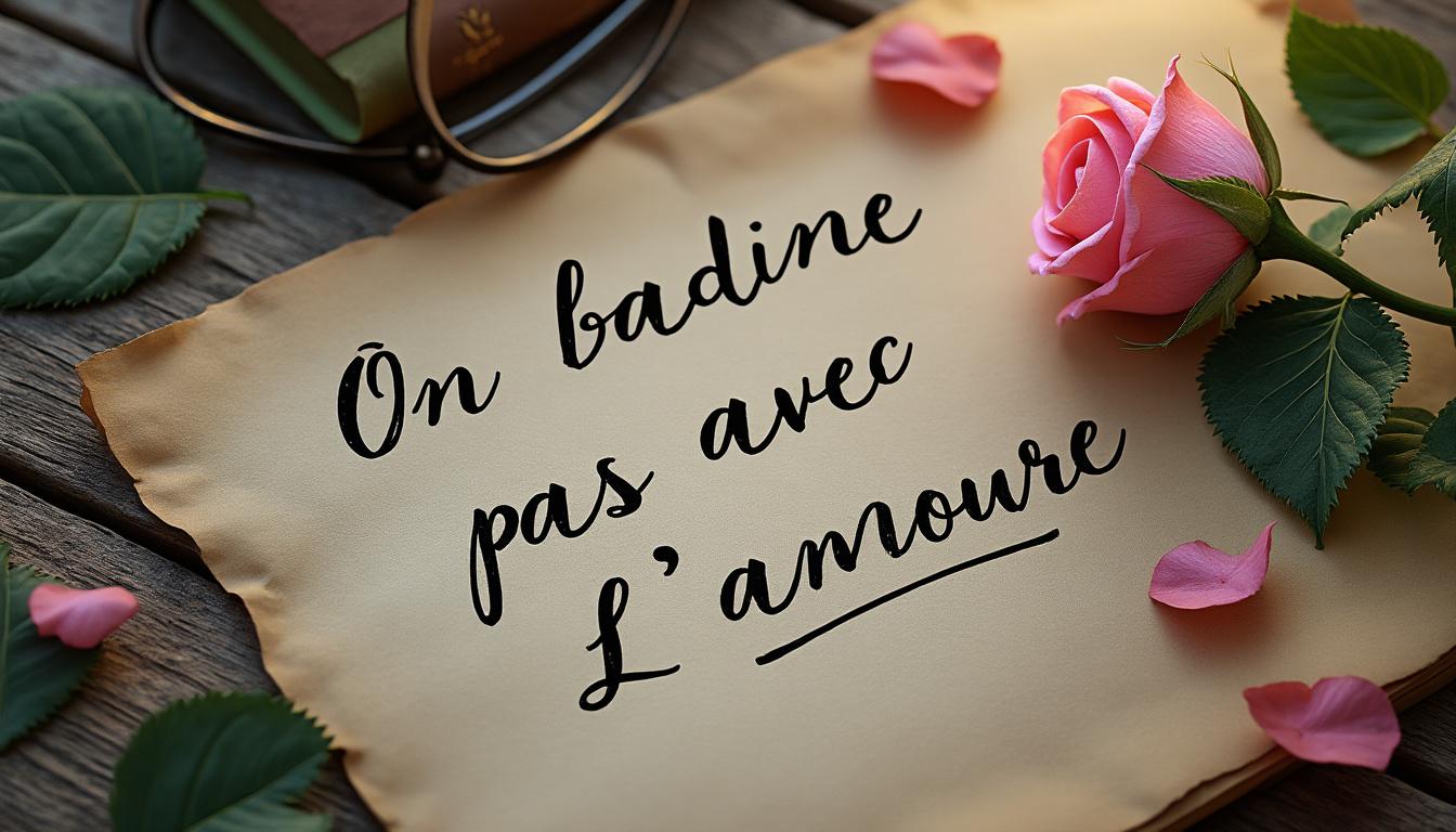 découvrez une analyse approfondie des symboles littéraires dans 'on ne badine pas avec l'amour', mettant en lumière les thèmes et messages cachés de cette œuvre classique.