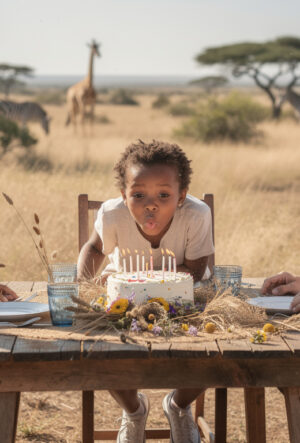 organisez un anniversaire d'enfant unique au cœur de la savane africaine et offrez-lui une expérience inoubliable pleine d'aventures, de découvertes et de moments magiques.