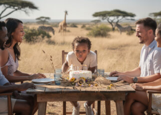organisez un anniversaire d'enfant unique au cœur de la savane africaine et offrez-lui une expérience inoubliable pleine d'aventures, de découvertes et de moments magiques.
