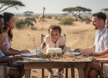 organisez un anniversaire d'enfant unique au cœur de la savane africaine et offrez-lui une expérience inoubliable pleine d'aventures, de découvertes et de moments magiques.