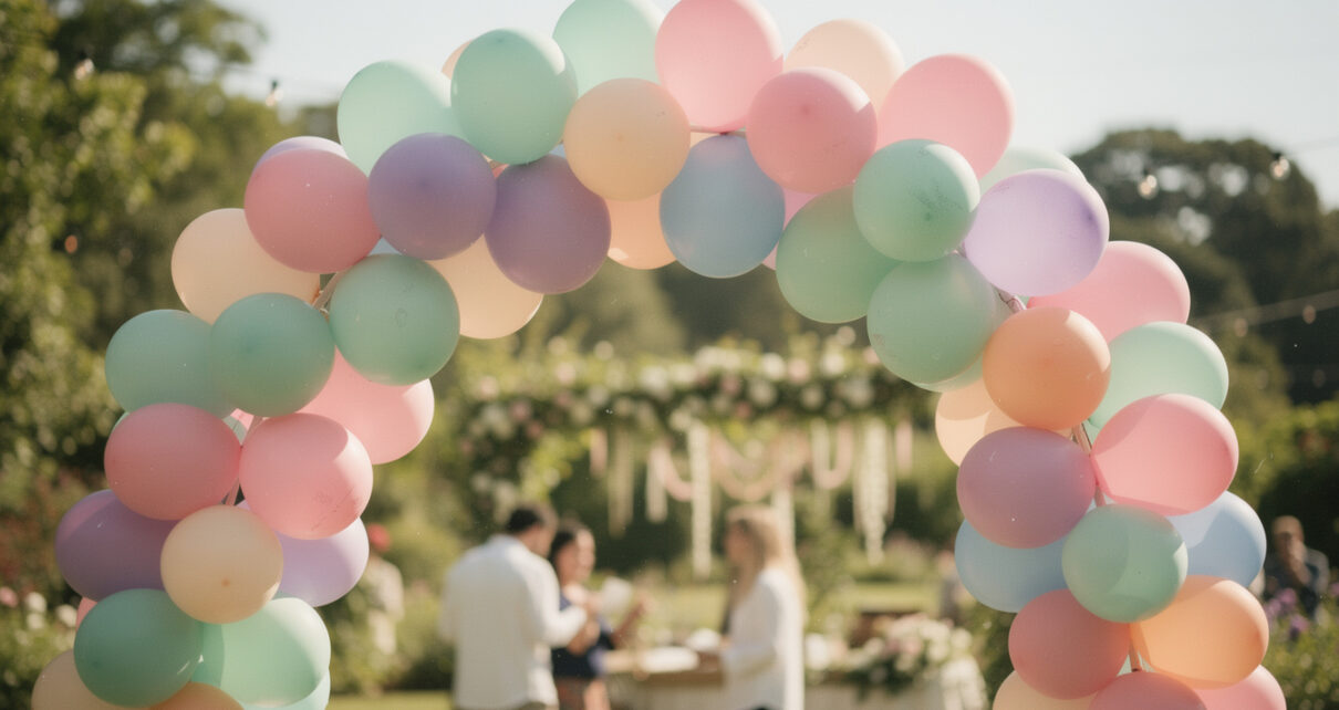 apprenez à réaliser une arche de ballons pastel élégante et parfaite pour sublimer tous vos événements avec notre guide facile et détaillé.