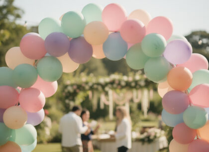 apprenez à réaliser une arche de ballons pastel élégante et parfaite pour sublimer tous vos événements avec notre guide facile et détaillé.