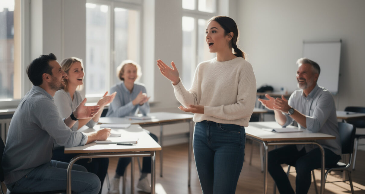 découvrez une méthode ludique pour développer vos compétences en expression orale et apprendre à parler en public avec confiance grâce à des jeux interactifs.