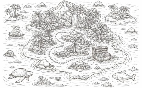 apprenez à créer une carte au trésor à colorier captivante pour enfants, idéale pour stimuler leur imagination et leur créativité tout en s'amusant.