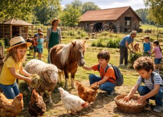 explorez les meilleures fermes pédagogiques à tours, un lieu idéal pour apprendre et s'amuser en famille avec vos enfants.