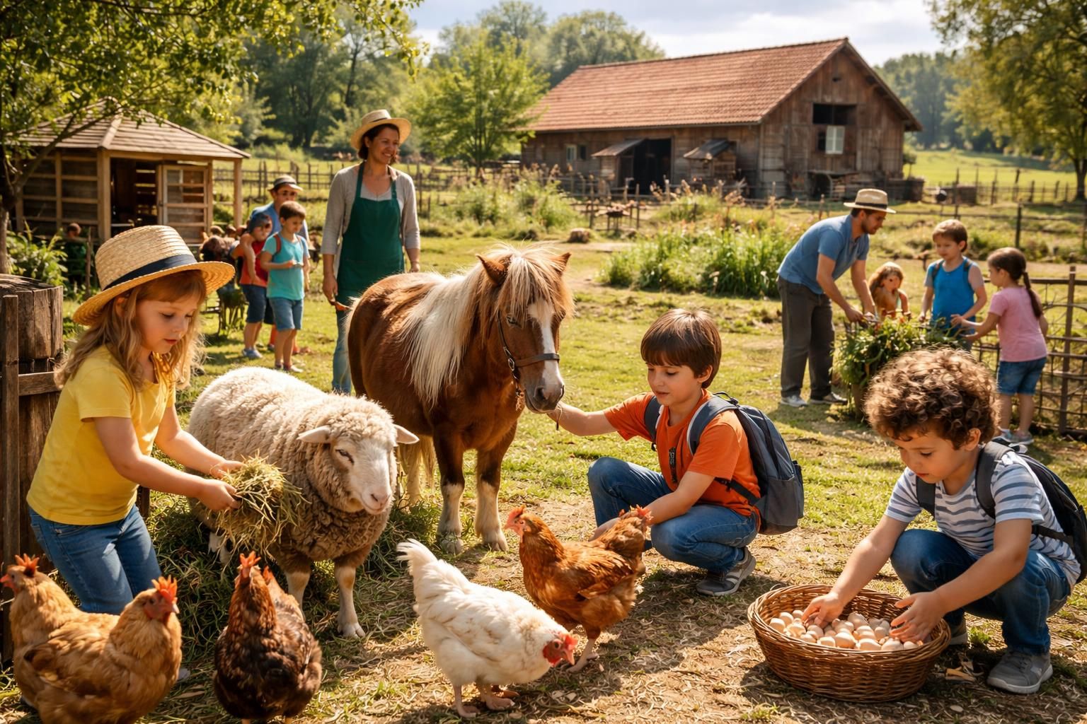 explorez les meilleures fermes pédagogiques à tours, un lieu idéal pour apprendre et s'amuser en famille avec vos enfants.