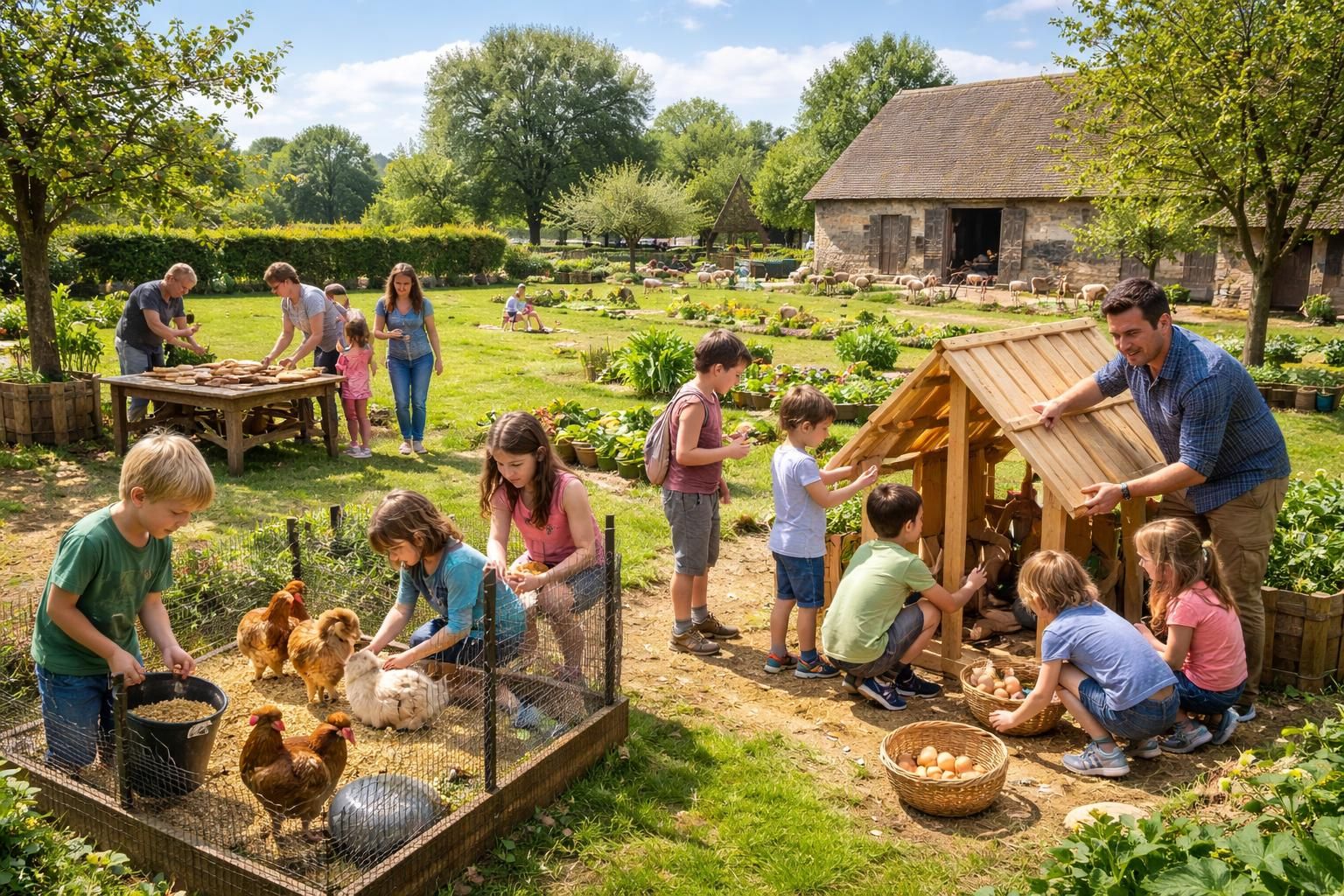 découvrez les activités ludiques et éducatives d'une ferme pédagogique à chartres, idéales pour divertir et émerveiller petits et grands en pleine nature.