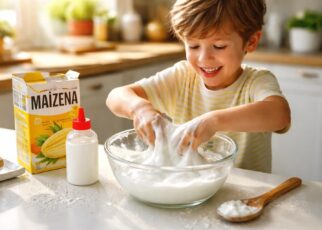 découvrez une recette simple de slime avec de la maïzena, parfaite pour un projet diy facile et amusant à réaliser chez vous.