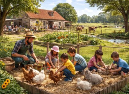 découvrez une journée inoubliable à la ferme pédagogique de bourges : activités ludiques, animaux à découvrir et moments conviviaux pour petits et grands.