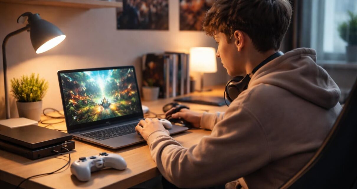 découvrez comment utiliser un pc portable comme écran secondaire, une solution pratique et économique pour la console de jeu de votre adolescent.