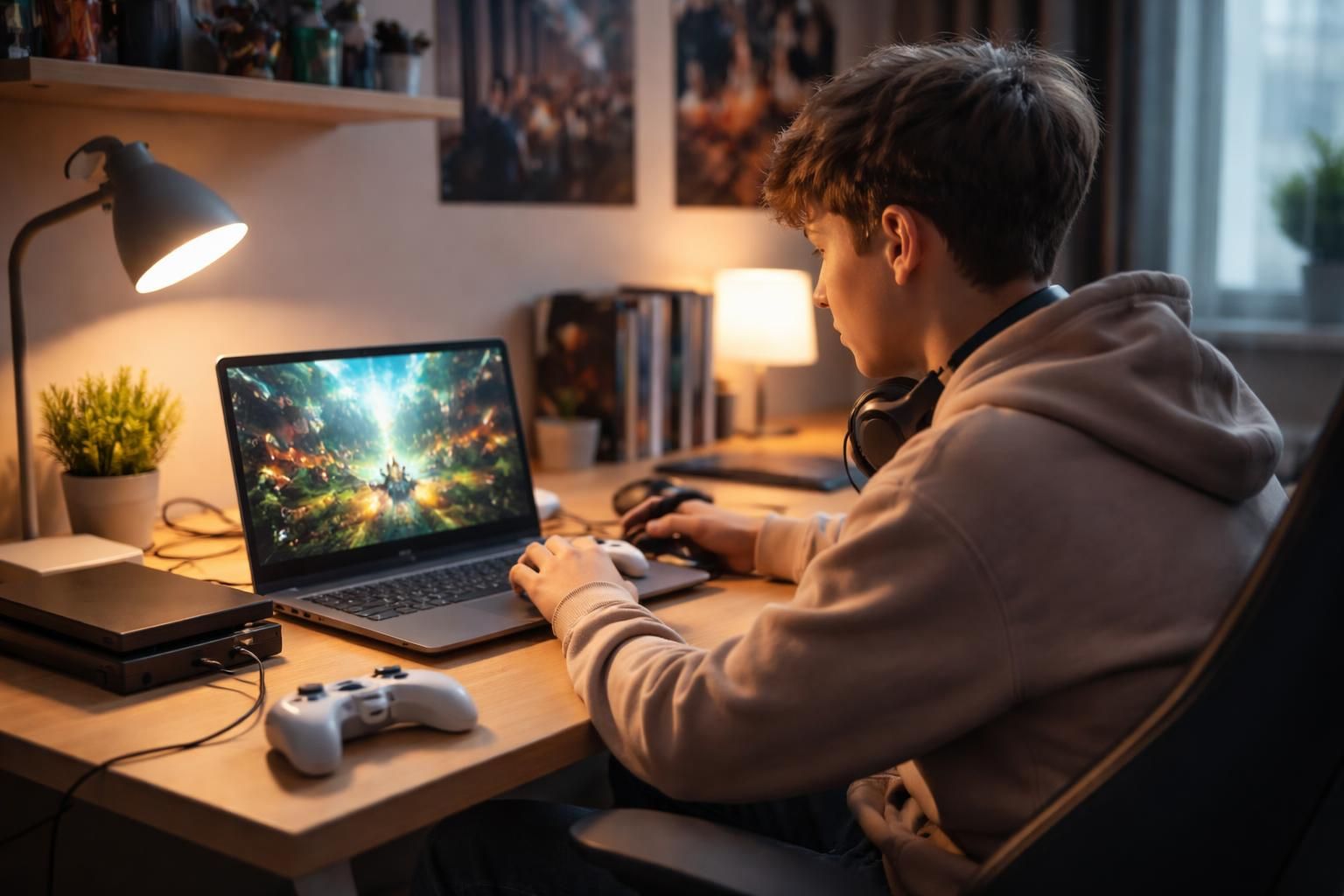 découvrez comment utiliser un pc portable comme écran secondaire, une solution pratique et économique pour la console de jeu de votre adolescent.