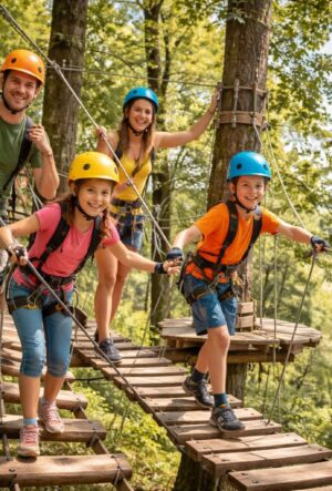découvrez l'acrobranche à rennes, une activité en plein air idéale pour toute la famille, alliant aventure, plaisir et nature dans un cadre sécurisé.