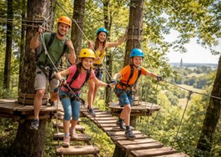 découvrez l'acrobranche à rennes, une activité en plein air idéale pour toute la famille, alliant aventure, plaisir et nature dans un cadre sécurisé.