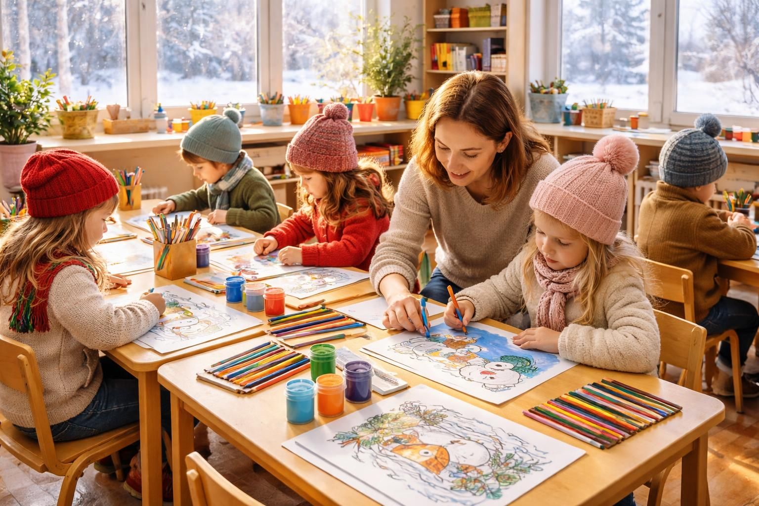 découvrez les meilleures techniques pour réussir un coloriage d'hiver en maternelle, avec des astuces simples et ludiques adaptées aux enfants.