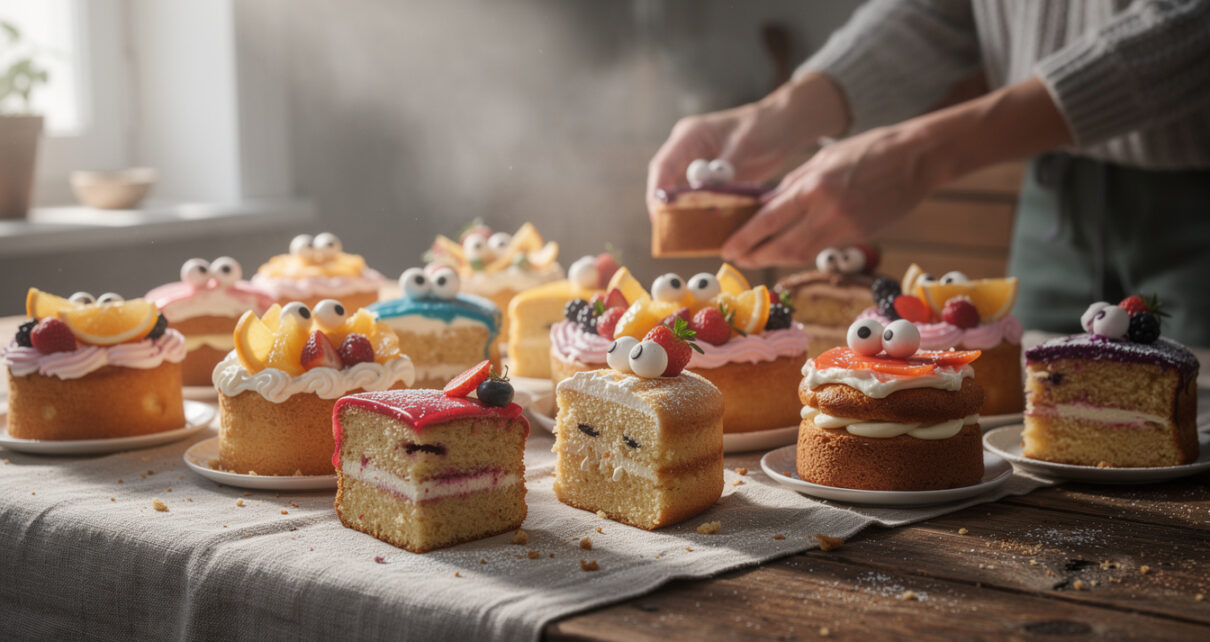 découvrez les petits gâteaux rigolos, des desserts amusants et gourmands qui apporteront une touche d'humour et de joie à toutes vos occasions sucrées.