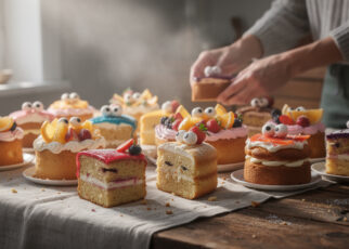 découvrez les petits gâteaux rigolos, des desserts amusants et gourmands qui apporteront une touche d'humour et de joie à toutes vos occasions sucrées.
