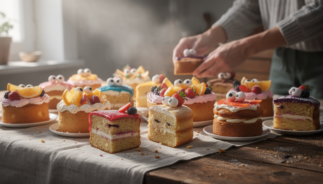 découvrez les petits gâteaux rigolos, des desserts amusants et gourmands qui apporteront une touche d'humour et de joie à toutes vos occasions sucrées.