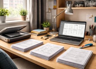 découvrez comment organiser efficacement les scans de documents pour aider les adolescents à réviser et mieux s'organiser.