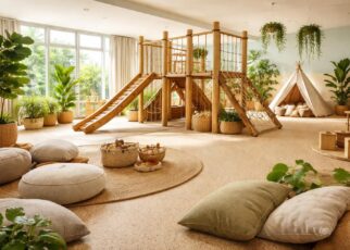 découvrez comment intégrer des matériaux écologiques dans un terrain de jeu intérieur pour créer un espace sûr, durable et respectueux de l'environnement.