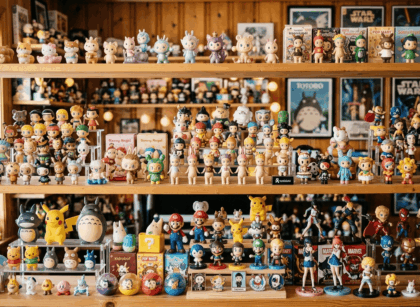 collection de petits jouets à collectionner