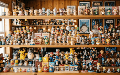 collection de petits jouets à collectionner