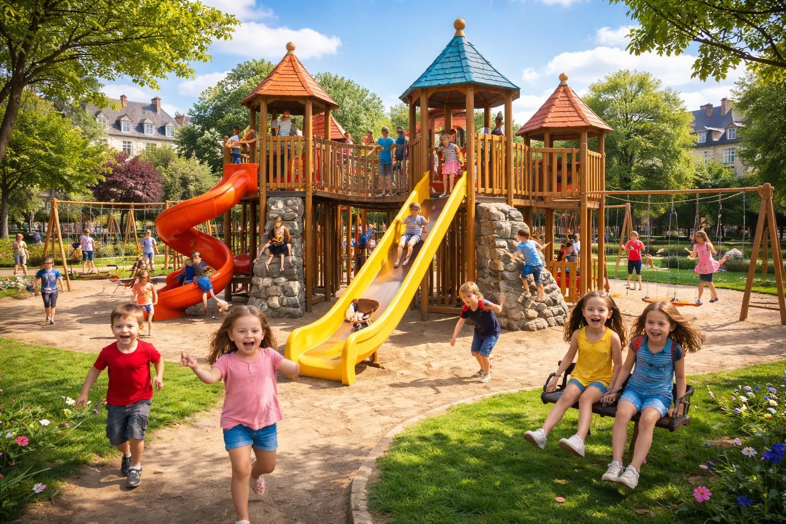 explorez les activités amusantes et adaptées aux enfants dans les parcs de tours pour des moments de détente et de plaisir en famille.