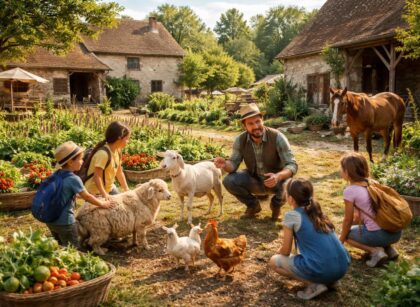 plongez dans l'univers fascinant d'une ferme pédagogique à amboise et découvrez ses merveilles : animations pour petits et grands, animaux, ateliers éducatifs et moments inoubliables en pleine nature.
